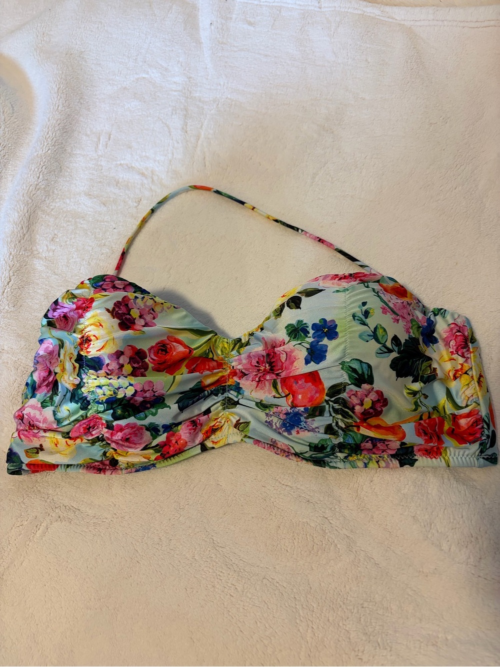 Seafolly Summer Garden DD Cup Floral Bandeau Swim Top